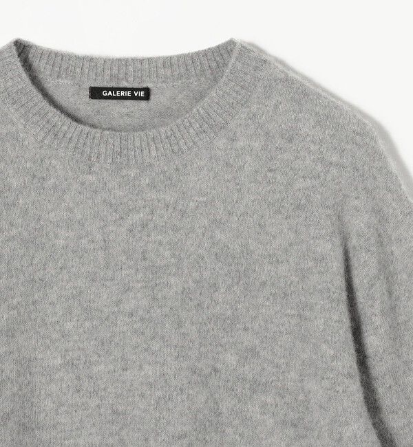GALERIE VIE「ベビーアルパカ クルーネックプルオーバー」|ニット・セーター|