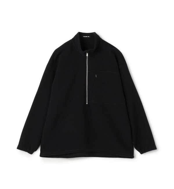 GALERIE VIE「ウールカシミヤフリース ハーフジッププルオーバー」|Tシャツ・カットソー|69 ネイビー