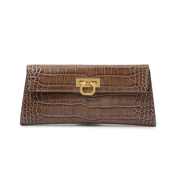 TOMORROWLAND GOODS「CARBOTTI  CLUTCH バッグ」|クラッチバッグ|42 ソフトブラウン系