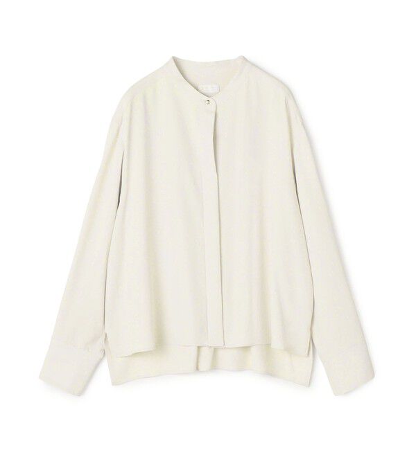 Ballsey「【WEB先行予約】サンディジョーゼット ボックスシルエットブラウス」|シャツ・ブラウス|41 ライトベージュ