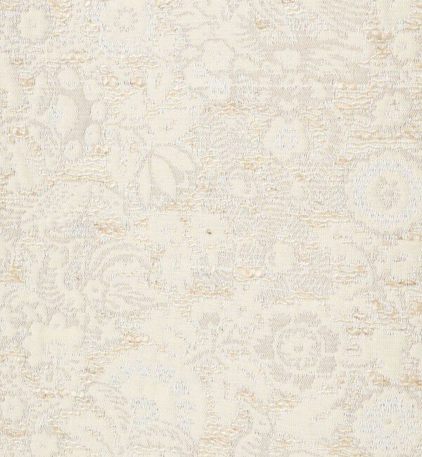 SOULEIADO「ボタニカルジャカード カラーレスジャケット」|ノーカラージャケット|