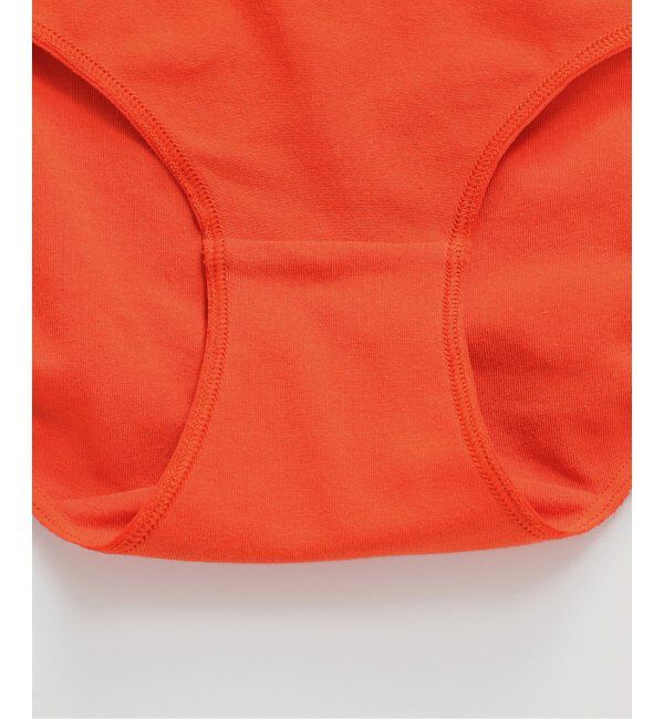 EMILYWEEK「【RESET】オーガニックコットン混 ショーツ（オレンジレッド）」|インナー|