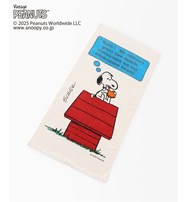journal standard Furniture「【PEANUTS&times;JOURNAL STANDARD FURNITURE】BATH TOWEL　バスタオル」|タオル|