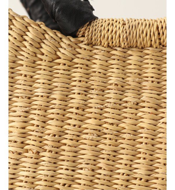 IENA「アフリカンスクエアー カゴバッグ  マルゾコ M」|かごバッグ|