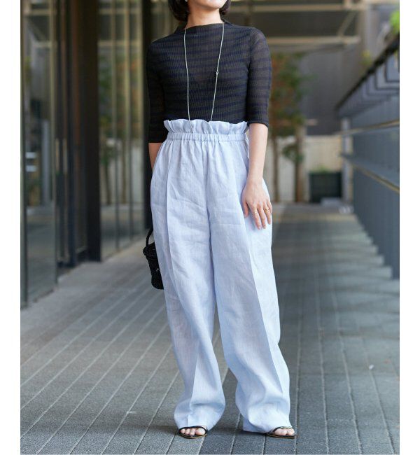 IENA LA BOUCLE「Y.A.Acc/ワイエーアク 別注リネンパンツ」|その他|