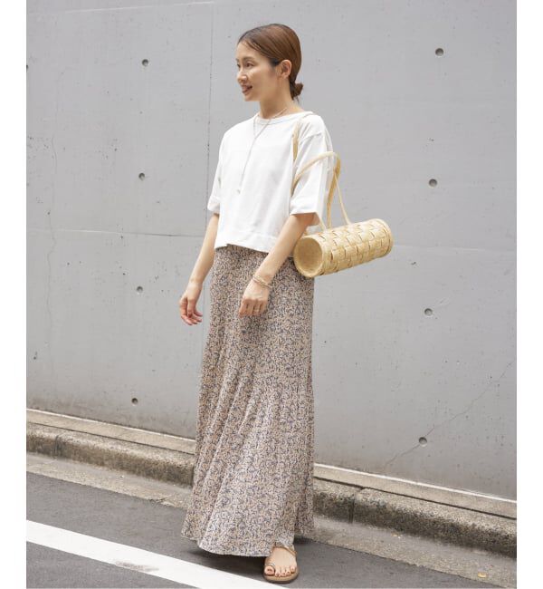 IENA「《WEB限定/追加》クロップドTシャツ」|Tシャツ・カットソー|