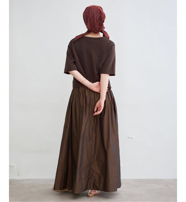 IENA「《WEB限定/追加》クロップドTシャツ」|Tシャツ・カットソー|