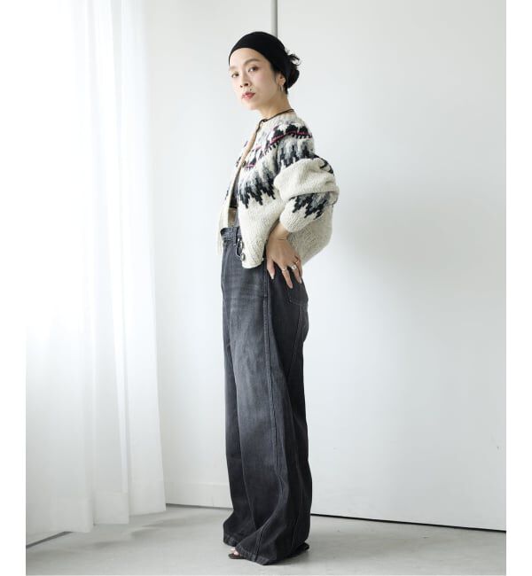 IENA LA BOUCLE「IENA LA BOUCLE ノルディックハンドニットカーディガン」|カーディガン|