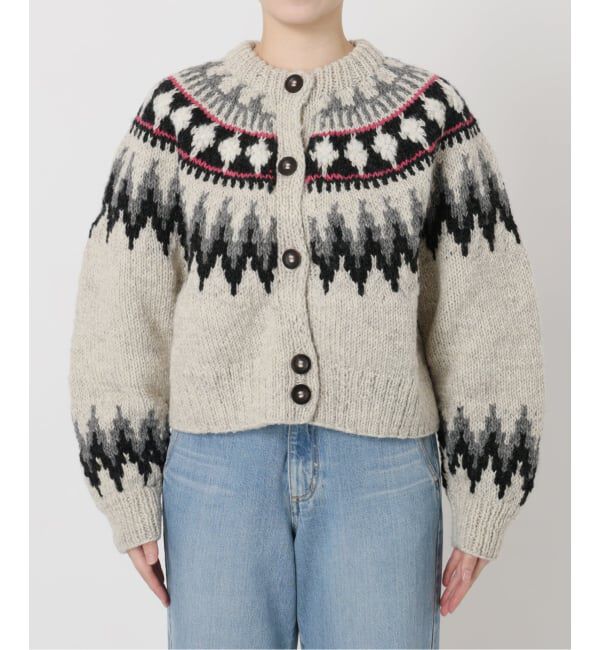 IENA LA BOUCLE「IENA LA BOUCLE ノルディックハンドニットカーディガン」|カーディガン|