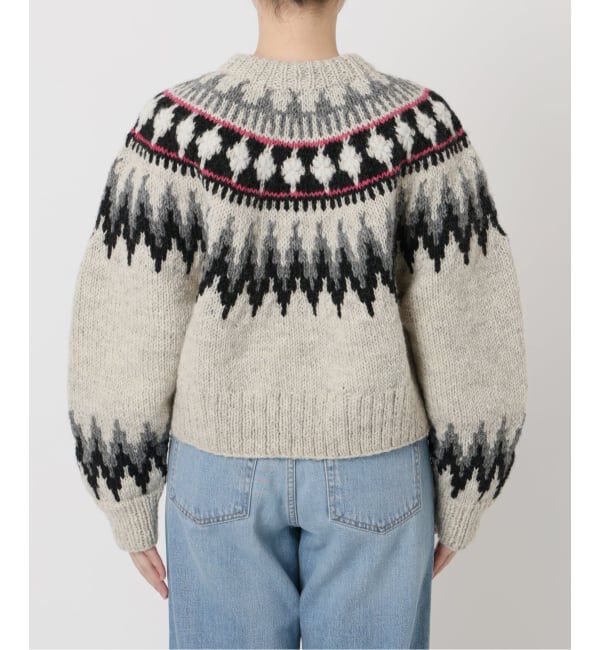 IENA LA BOUCLE「IENA LA BOUCLE ノルディックハンドニットカーディガン」|カーディガン|