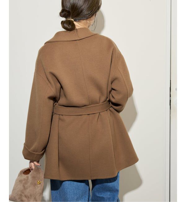 スローブイエナ⭐︎SUPER140ダブルフェイスベルテッドコート WEB限定/追加》SUPER140 ダブルフェイスベルテッドコート（その他