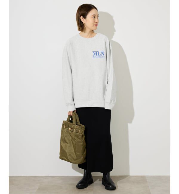 SLOBE IENA「アソートロゴ裏毛BIG プルオーバー」|スウェット・ジャージ|