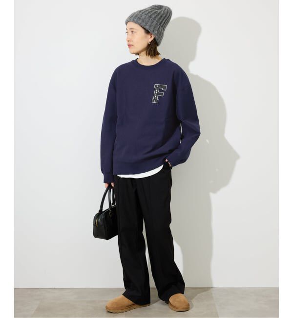 SLOBE IENA「アソートロゴ裏毛BIG プルオーバー」|スウェット・ジャージ|