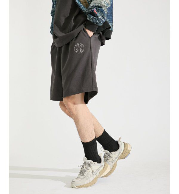 Paris Saint-Germain「【Paris Saint-Germain / パリ・サン＝ジェルマン】JP METALIC LOGO SHORTS」|その他|グレー
