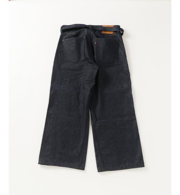 EDIFICE「《予約》LEVI&rsquo;S(R)/リーバイス(R) 別注 TWISTED BELTED デニムパンツ (L28)」|デニム|