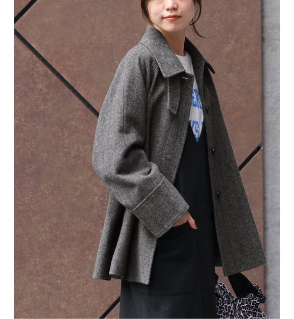 JOURNAL STANDARD 尾州ウールスーパーコート 尾州ウールスーパー100ステンカラーコート（ステンカラーコート