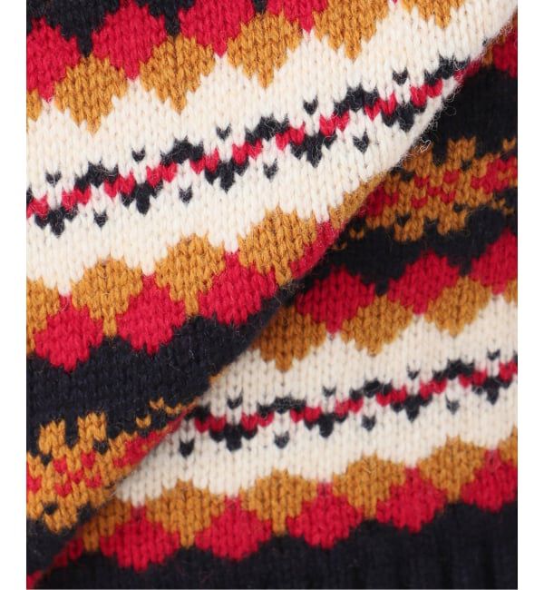 journal standard L'essage「【INSCRIRE /アンスクリア】Fairisle Tight Fit V Neck Vest：ベスト」|ベスト・ジレ|