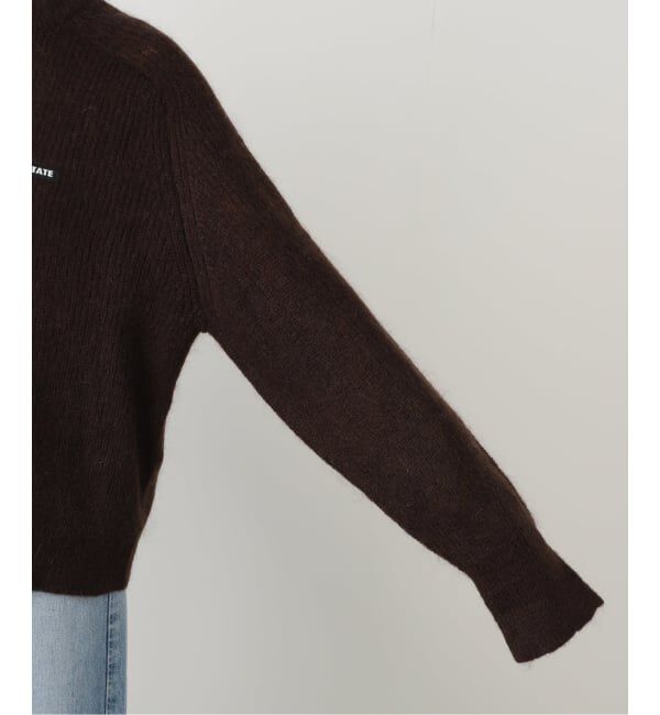 journal standard L'essage「【ROTATEローテート】Light Knit Logo Sweater：ニット」|ニット・セーター|