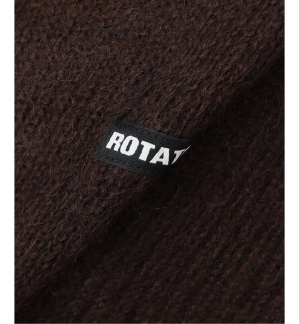 journal standard L'essage「【ROTATEローテート】Light Knit Logo Sweater：ニット」|ニット・セーター|
