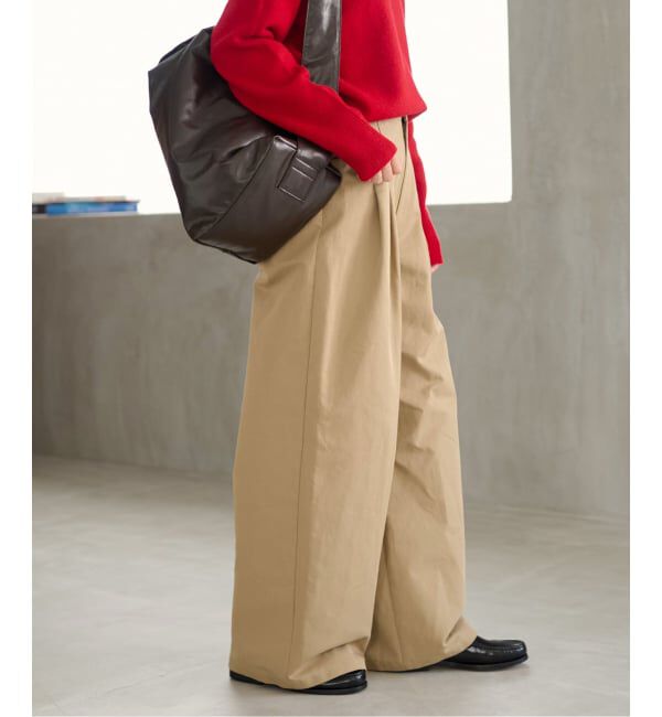 JOURNAL STANDARD relume「《追加予約》2タックワイドパンツ」|チノ|