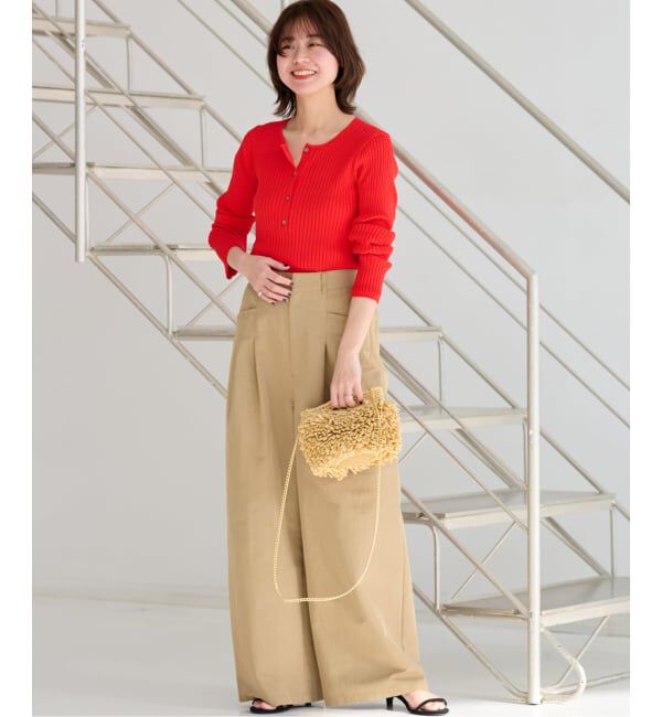 JOURNAL STANDARD relume「《追加予約》2タックワイドパンツ」|チノ|