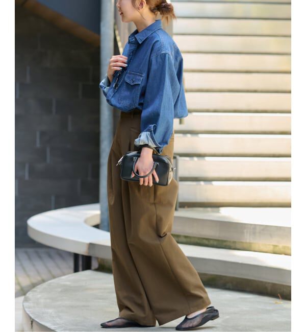 JOURNAL STANDARD relume「《追加予約》2タックワイドパンツ」|チノ|