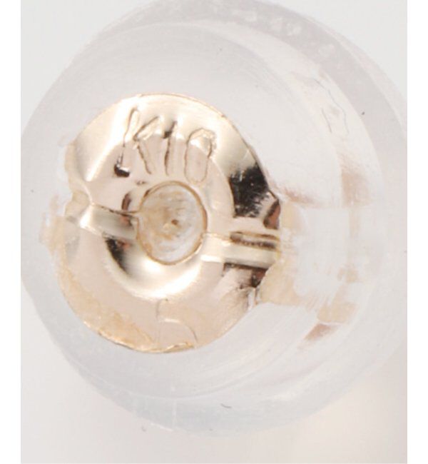 Lilas by Spick&Span「1.5パイプ3.4cmサークルピアス K10」|ピアス|