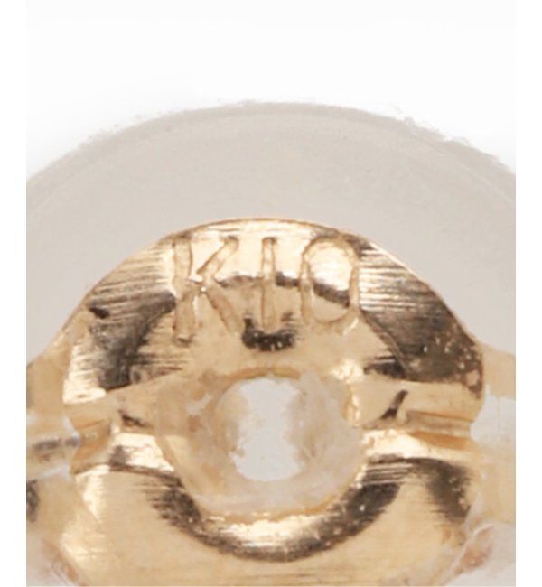 Lilas by Spick&Span「クラシックミル打ちピアス K10（両耳）」|ピアス|