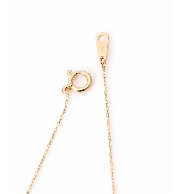 Lilas by Spick&Span「マーキスホールダイヤネックレス0.09ct K18」|ネックレス|