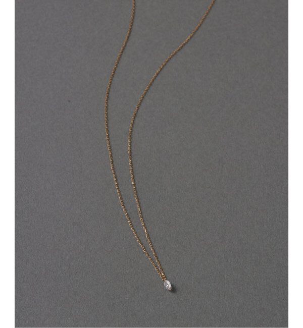 Lilas by Spick&Span「マーキスホールダイヤネックレス0.09ct K18」|ネックレス|