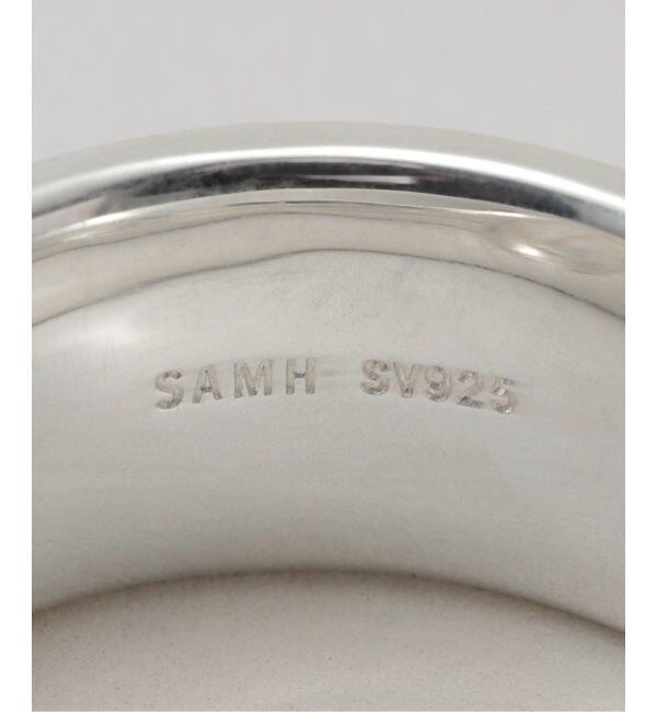 Spick and Span「【SAMH by LILAS】オーバルルチルクォーツワイドリング SV」|リング|