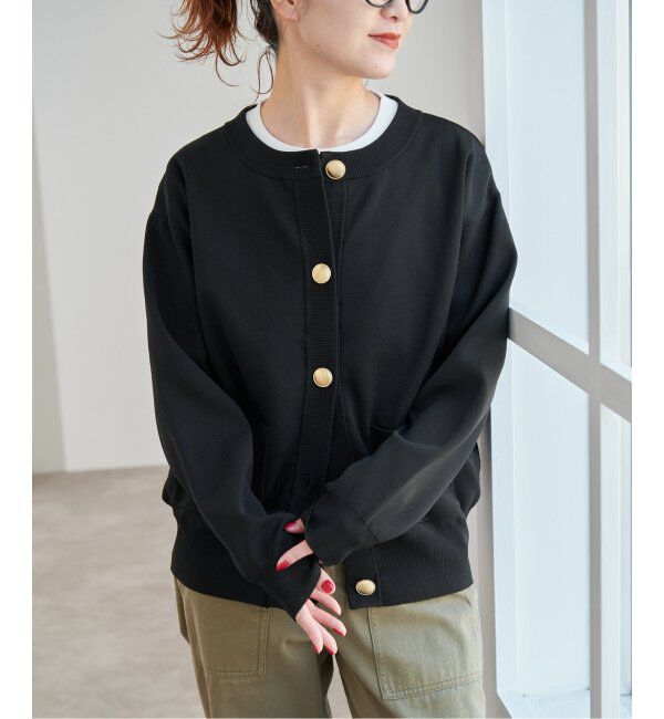 Spick and Span「《WEB限定 / 追加4》ウォッシャブクルーネックカーディガン」|カーディガン|