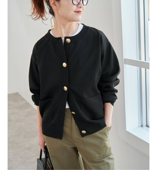 Spick and Span「《WEB限定 / 追加4》ウォッシャブクルーネックカーディガン」|カーディガン|