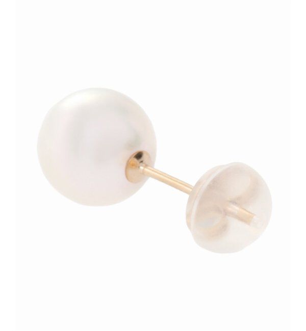 Lilas by Spick&Span「アコヤパール7mmピアス K10（両耳）」|ピアス|