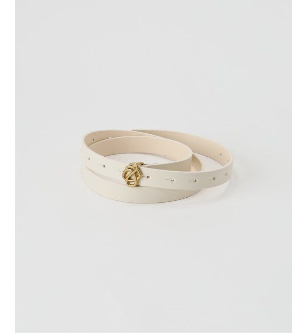 NOBLE「BY MALENE BIRGER/バイマレーネビルガー ベルト(ホワイト)」|ベルト|