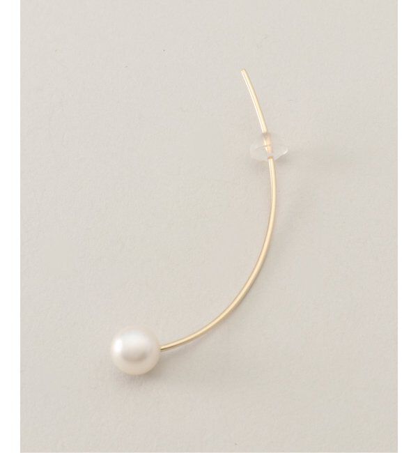 NOBLE「Hirotaka/ヒロタカ Pearl Arrow Earring」|ピアス|ゴールド