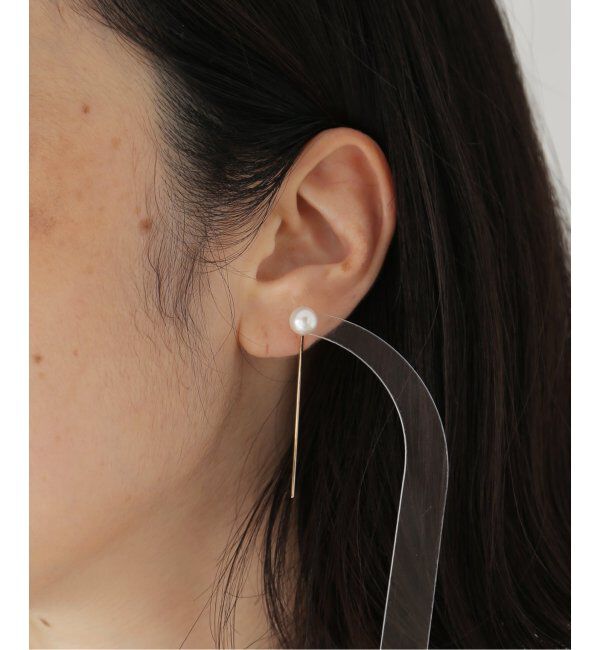 NOBLE「Hirotaka/ヒロタカ Pearl Arrow Earring」|ピアス|