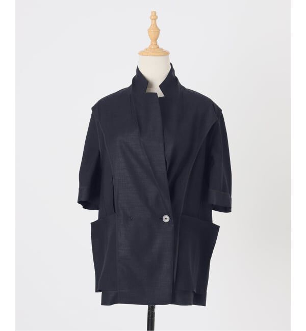 Spick and Span「《一部店舗+WEB限定 / 追加2》ドライクロスハーフスリーブジャケット」|テーラードジャケット|