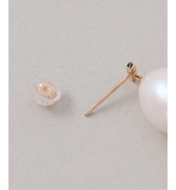 Lilas by Spick&Span「バロックパールバーピアス K10（両耳）」|ピアス|