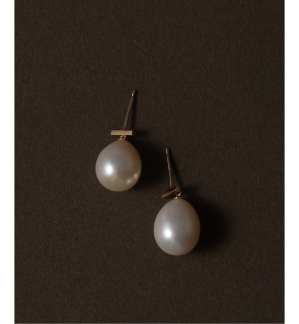 Lilas by Spick&Span「バロックパールバーピアス K10（両耳）」|ピアス|