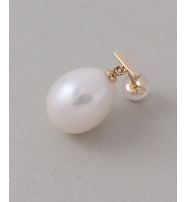 Lilas by Spick&Span「バロックパールバーピアス K10（両耳）」|ピアス|