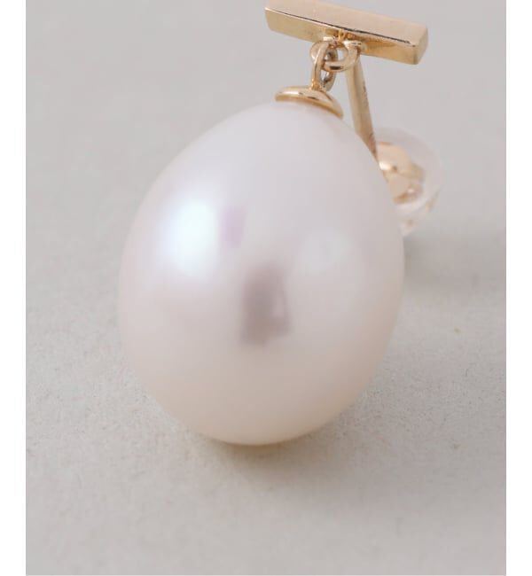 Lilas by Spick&Span「バロックパールバーピアス K10（両耳）」|ピアス|