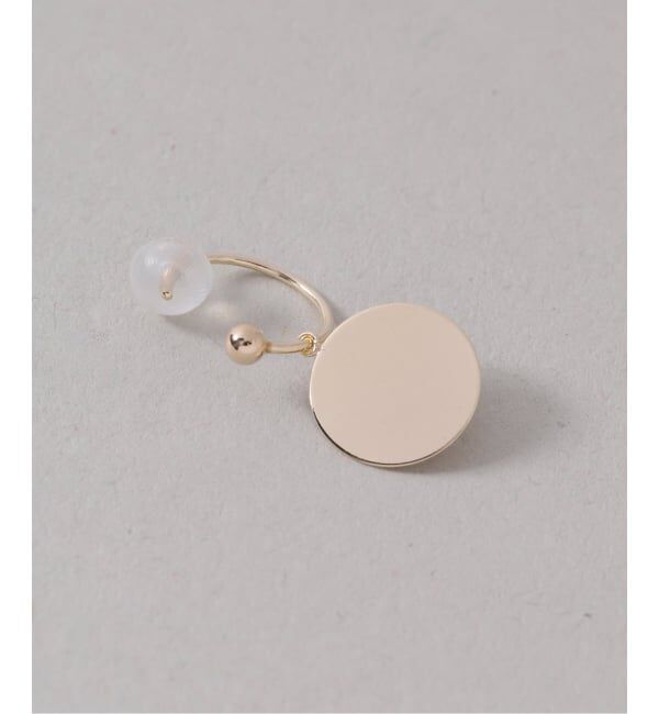 Lilas by Spick&Span「サンライズプレートピアス K10（両耳）」|ピアス|