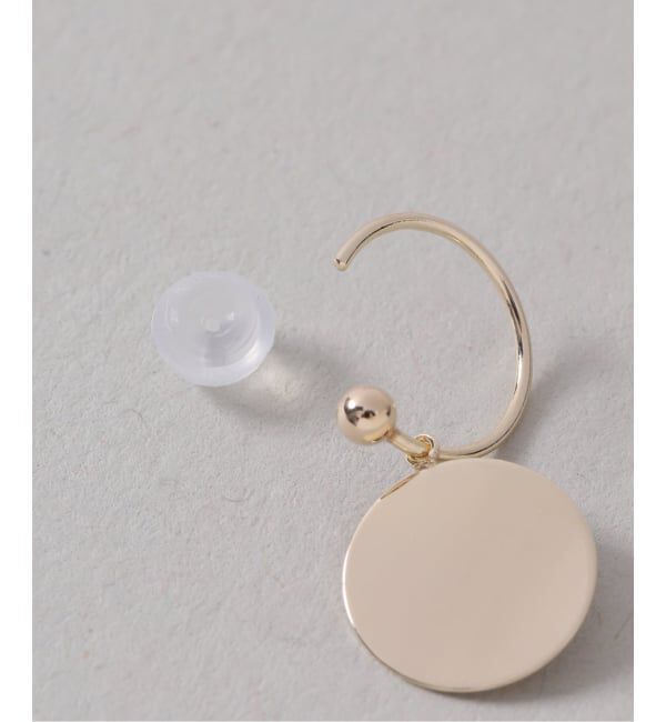 Lilas by Spick&Span「サンライズプレートピアス K10（両耳）」|ピアス|