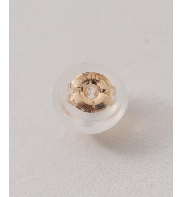 Lilas by Spick&Span「J型パイプピアスL K10（両耳）」|ピアス|