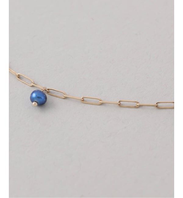 Lilas by Spick&Span「インディゴパールステーションネックレス K10」|ネックレス|