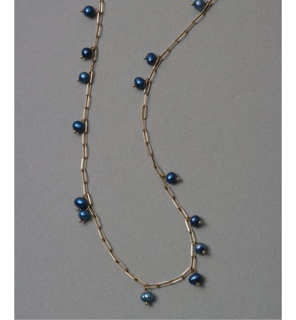 Lilas by Spick&Span「インディゴパールステーションネックレス K10」|ネックレス|