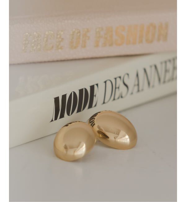 NOBLE「PETIT MOMENTS/プティモーメント Oval Stud Earrings」|ピアス|