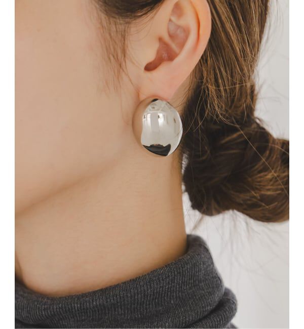 NOBLE「PETIT MOMENTS/プティモーメント Oval Stud Earrings」|ピアス|