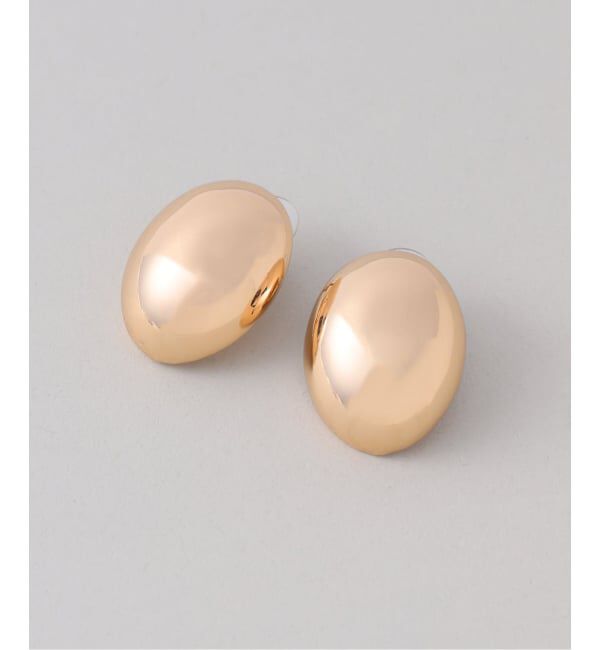 NOBLE「PETIT MOMENTS/プティモーメント Oval Stud Earrings」|ピアス|